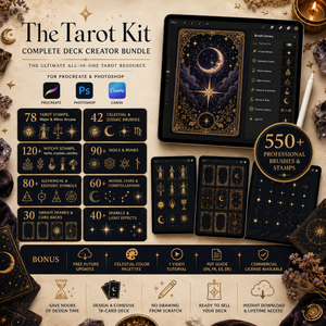 The Tarot Kit: Complete Deck Creator Bundle preview 1