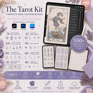 The Tarot Kit: Complete Deck Creator Bundle preview 1