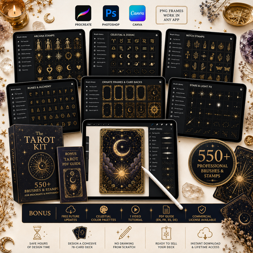 The Tarot Kit: Complete Deck Creator Bundle