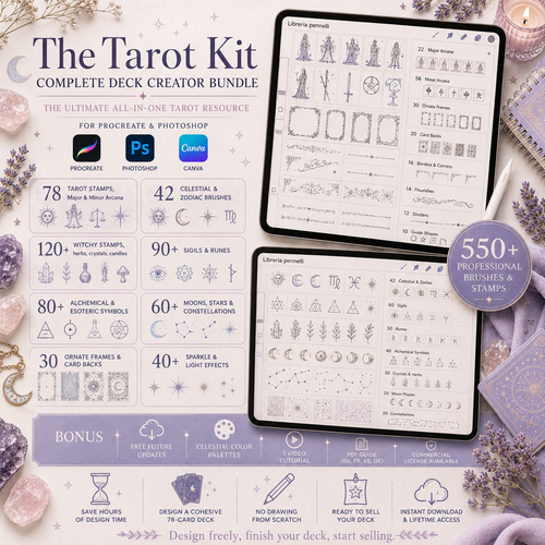 The Tarot Kit: Complete Deck Creator Bundle